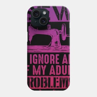 Funny Sewing Sewer Design Phone Case