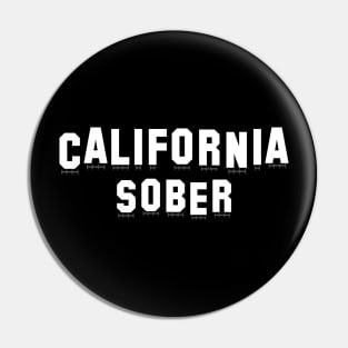 California Sober Pin