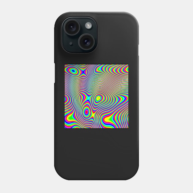 Psychedelic Trippy Acid Art Phone Case by sarcasticsym