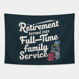 Retirement turned into full time family service grandfathers Tapestry