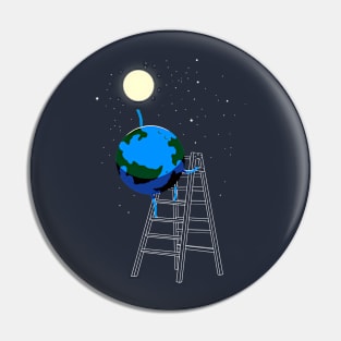 Reach the moon Pin