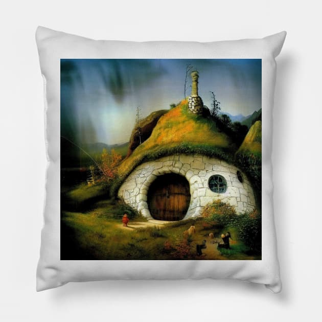 Rembrandt x The Shire Bag End Pillow by Grassroots Green