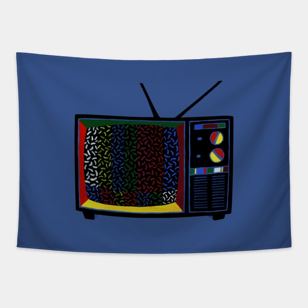 Colorful Sprinkle TV Testing Pattern Tapestry by studiogooz