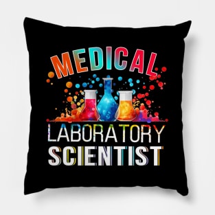 Lab Technologist Science Geek Medical Laboratory Scientist Pillow