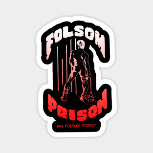 Folsom Prison Gay LGBT Retro Vintage Magnet