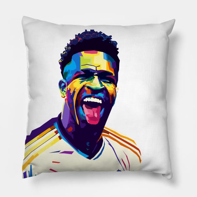 Vinicius JR Wpap Art Pillow by Pure Touch