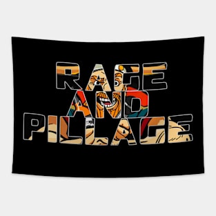 Rage & Pillage Transparent Logo Tapestry