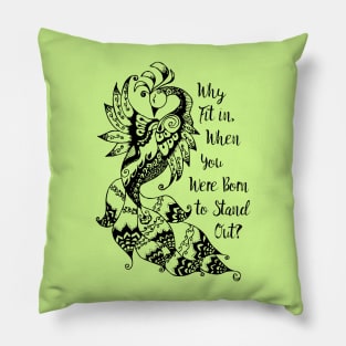 Peacocks Stand Out Pillow