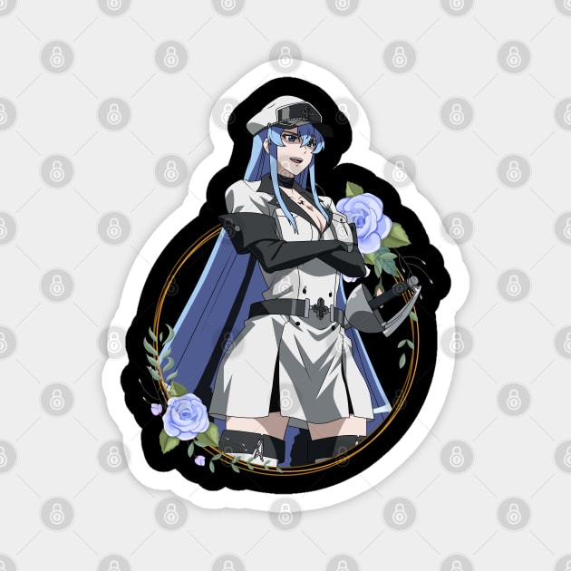 Akame ga Kill - Esdeath Magnet by Hala Art