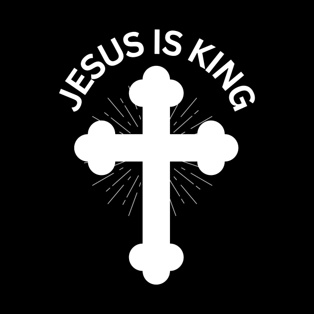 Jesus is king by Mr.Dom store
