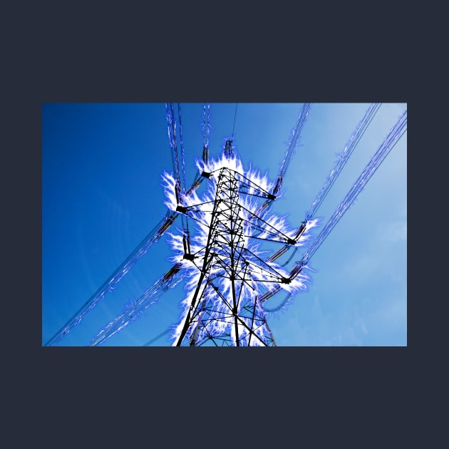 Lightening Strike On Electricity Pylon by tommysphotos