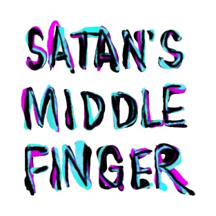 Satan's Middle Finger 2 T-Shirt