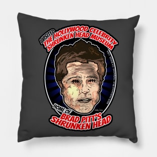 The Hollywood Celebrity Shrunken Head Museum - Brad Pitt Pillow