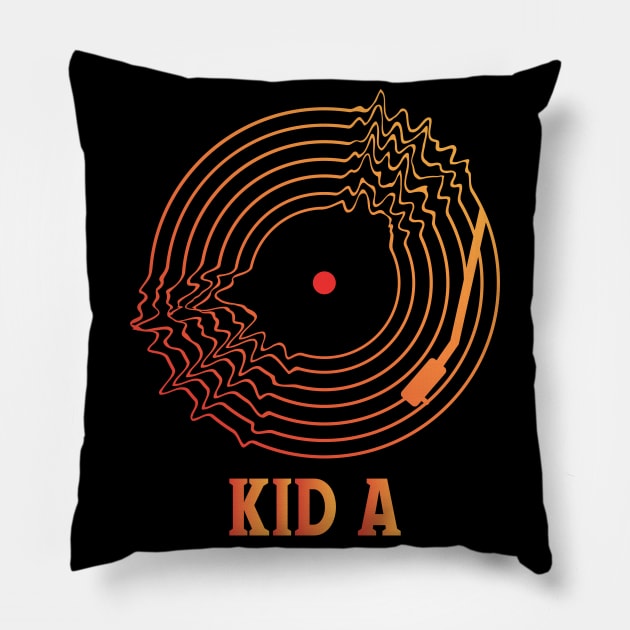 KID A (RADIOHEAD) Pillow by Easy On Me