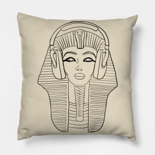 DJ Pharaoh - line art Pillow