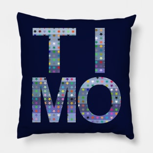 Timo, name, typography Pillow