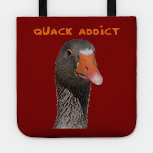 Quack Addict Pet Duck Lover Humor Tote