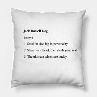 Jack russell dog sayings Pillow