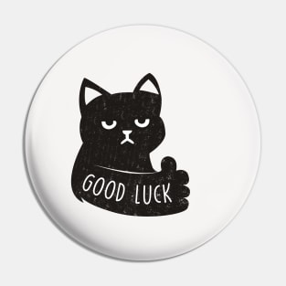 black cat funny Pin