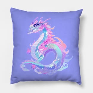 Pastel Dragon Pillow