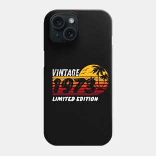 vintage 1973 sunset Phone Case