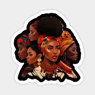 Black History Month T-Shirt Magnet