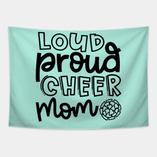 Loud Proud Cheer Mom Cheerleader Cute Tapestry