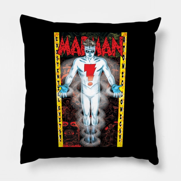 MADMAN Existential Pillow by MICHAEL ALLRED