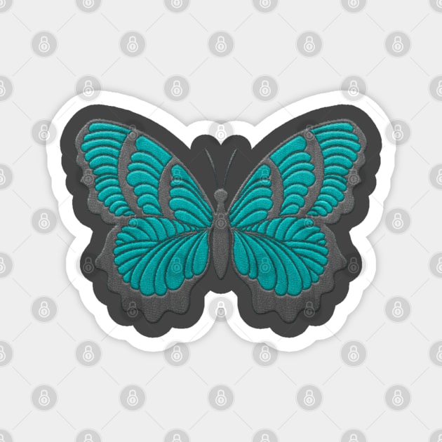 Cute Butterfly Magnet by aaallsmiles