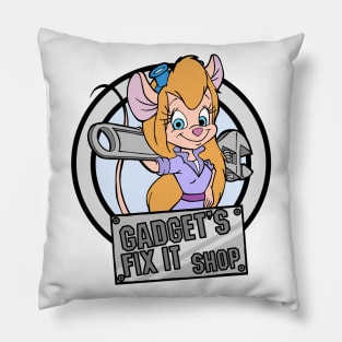 Gadget's Fix It Shop Pillow