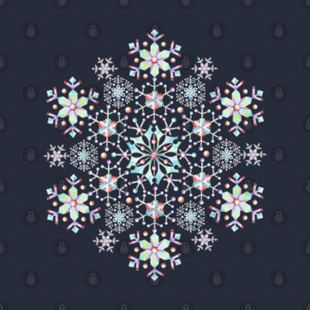 Mandala Snowflake by PatriciaSheaArt