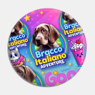 Bracco Italiano dog Pin