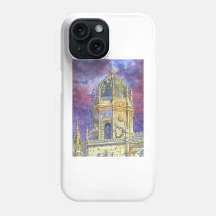 Mosteiro dos Jerónimos. bell tower Jerónimos Monastery Phone Case