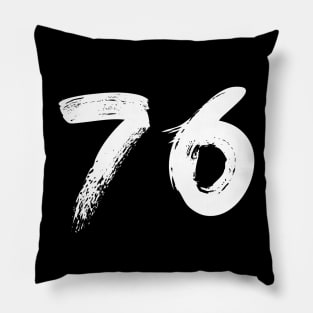 Number 76 Pillow