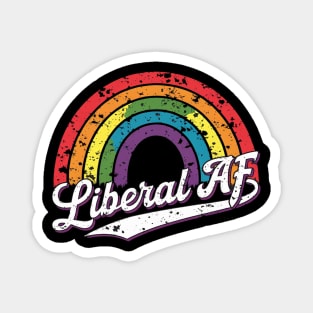 Liberal AF Political Democrat Democratic Party Woke Magnet