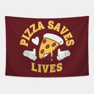 Pizza Saves Lives Tapestry