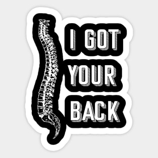 don't worry i got your back stickman meme gift' Sticker