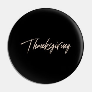 Thanksgiving Pin