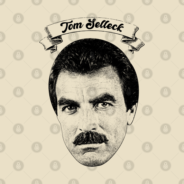 Tom Selleck 90s Design - Tom Selleck - Tapestry | TeePublic