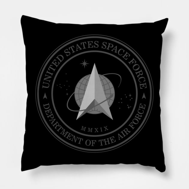 SPACE FORCE - GREY [CIA-TP] Pillow by CIA