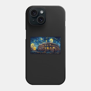 The coliseum like starry night Phone Case