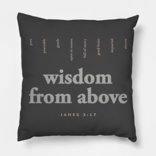 wisdom from above Pillow