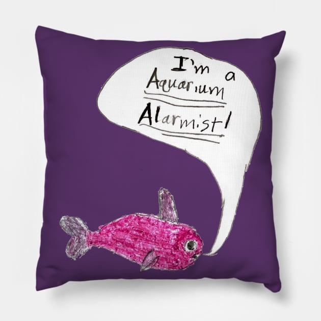 Aquarium Alarmist Pillow by calisuri