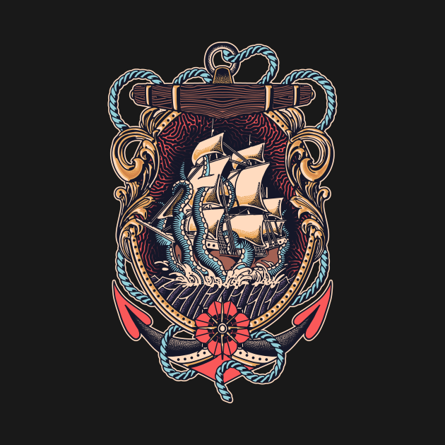 Discover The Kraken - Kraken - T-Shirt