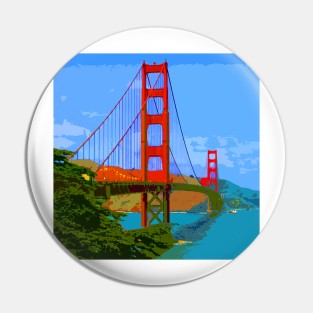 Golden Gate Bridge 010 Pin