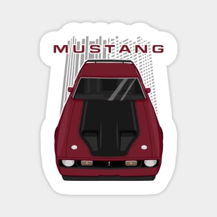 Mustang Mach 1 1971 to 1972 - Maroon Magnet