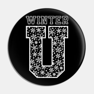Winter University Pin