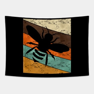 Colourful Retro Bee Tapestry