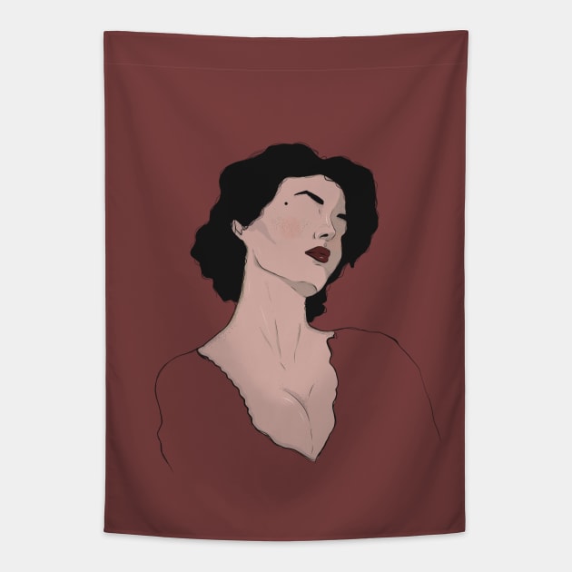 Portrait Tapestry by DemoNero