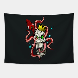 Squid King Tapestry